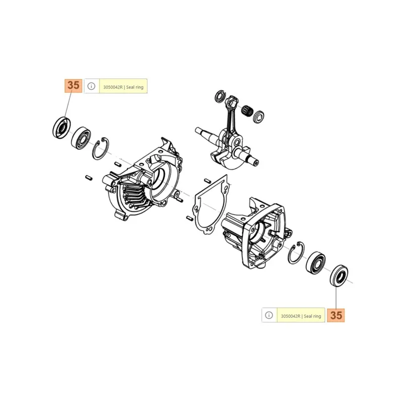 Alacsony ár Oleo-Mac BC 240, HC 265 XP, HC 280 XP szimering