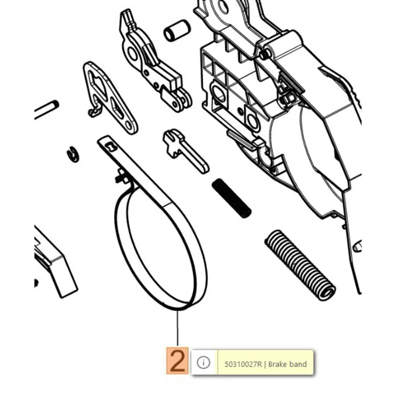 Oleo-Mac - Efco GSH 400, GS 510, GS 560, MTH 5100, MTH 5600 fékszalag Rendeld meg most