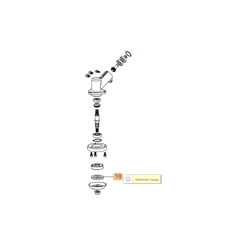 Oleo-Mac BCH 250 - 400 kés szorító alsó Alacsony ár