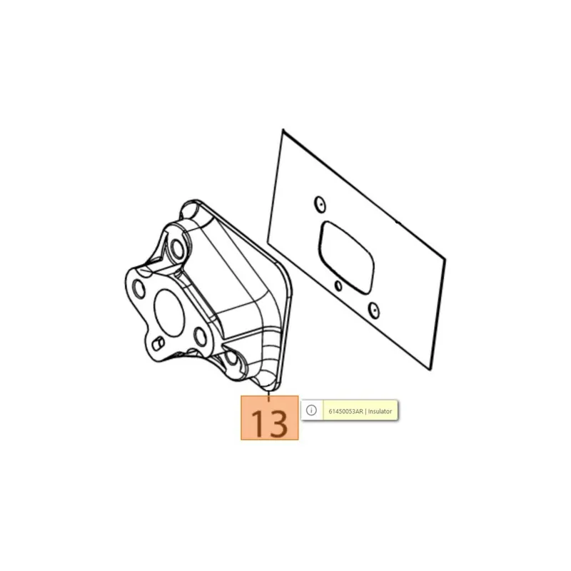 Kiváló minőség Oleo-Mac BCH 400 - 500 karburátor szívócső