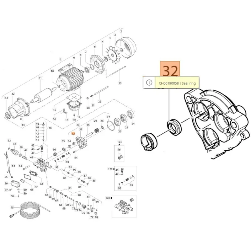 Oleo-Mac PW 140-150C-155-160-170C-190C-200-210C tömítés Utolsó esély