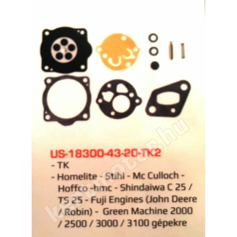 Népszerű Karburátor javítókészlet Zama TK2