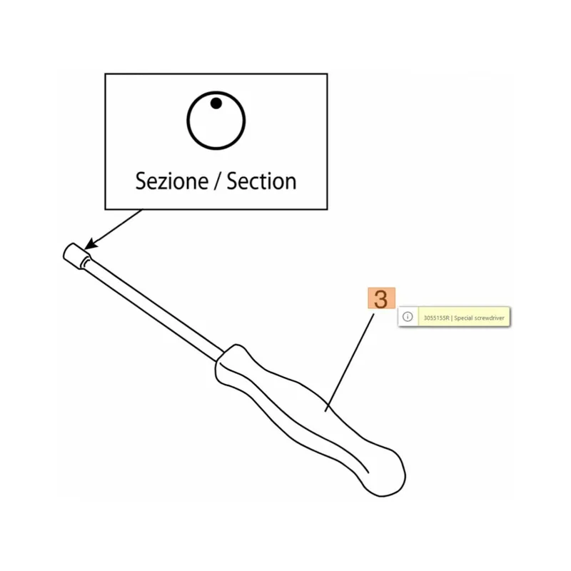 Kiváló minőség Oleo-Mac karburátor állító szerszám