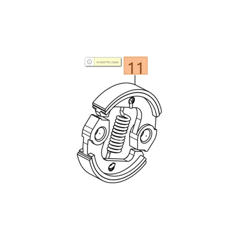 Eredeti Oleo-Mac BCH400 - BCH500 kuplung