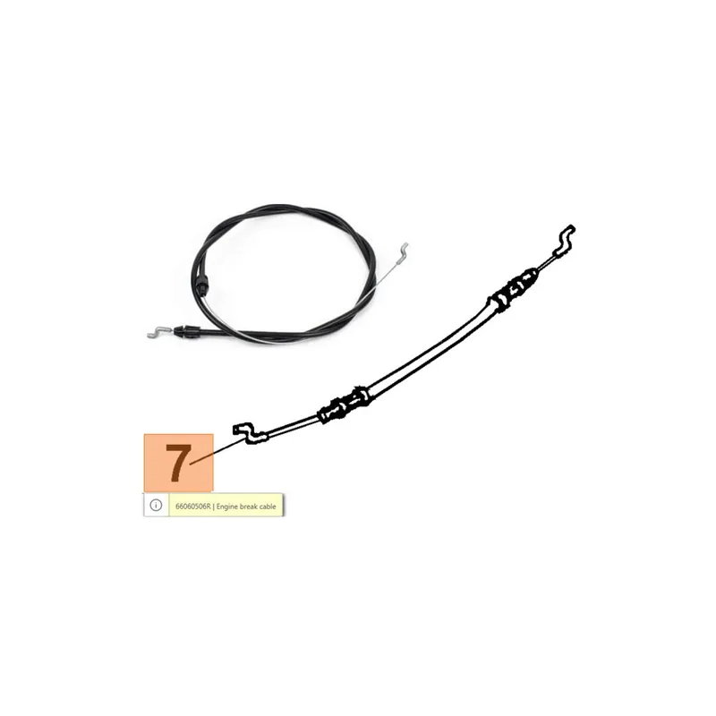 Oleo-Mac G 48 TB, G 53 TBX fékbovden 1263 mm Olcsó