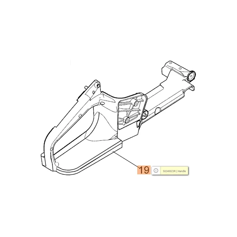 Oleo-Mac GS35 - GS350 taposó fogantyú Prémium