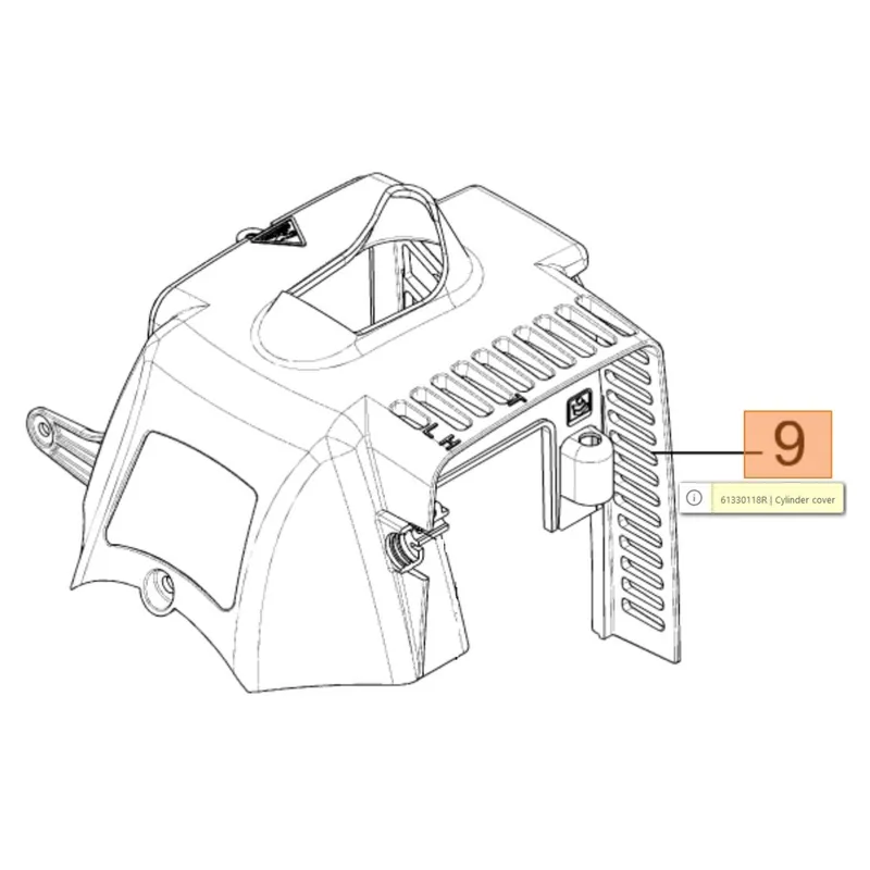 Oleo-Mac Sparta 381 - 441 motor burkolat Prémium