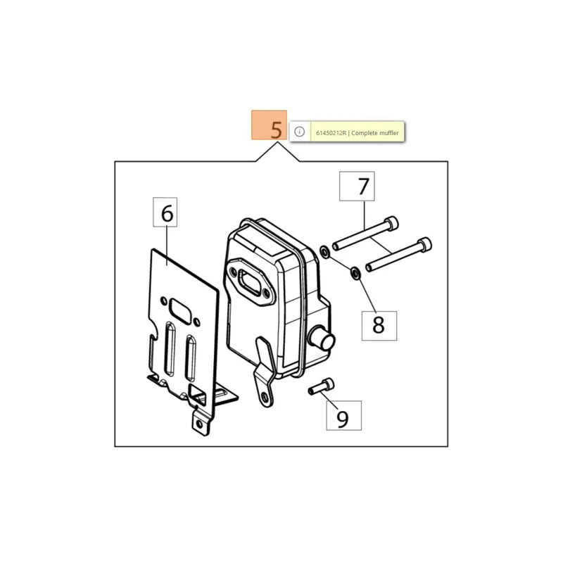 Oleo-Mac BCH 400 kipufogó Korlátozott ajánlat