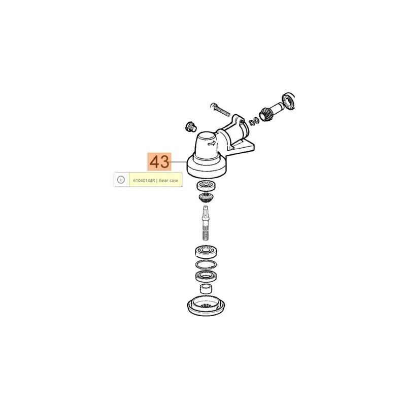 Rendeld meg most Oleo-Mac szöghajtás ház - üres 28mm csőhöz