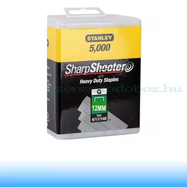 Újdonság STANLEY TŰZŐKAPOCS "G" 12MM (4/11/140) 5000DB