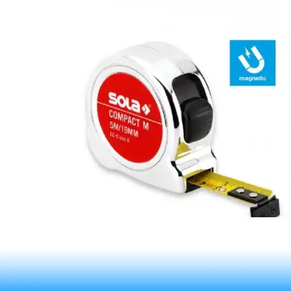 Utolsó esély Sola COMPACT COM 5 mérőszalag, 5 m (II, mm), mágneses