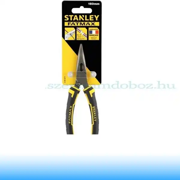 Újdonság STANLEY FATMAX HAJLÍTOTTCSŐRŰ FOGÓ 160MM