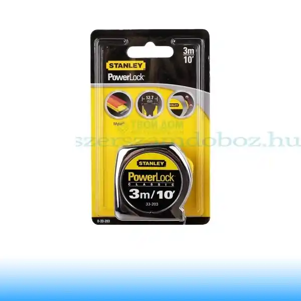 Stanley Powerlock ABS műanyagházas mérőszalag Alacsony ár