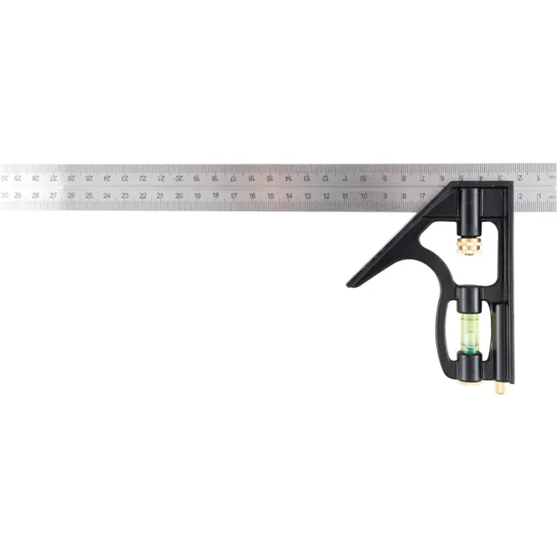 12" TÖBBCÉLÚ DERÉKSZÖG & VONALZÓ Kiváló minőség