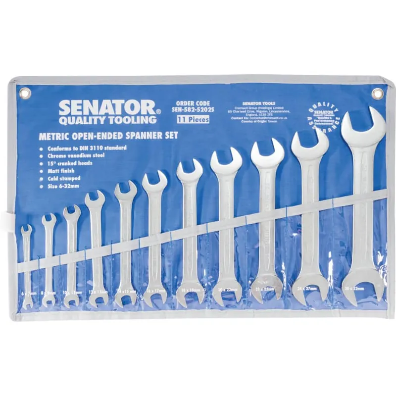 6-32mm CH/VANADIUM O/E SPANNERSET 11PC Kiárusítás