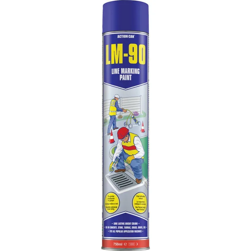 LM-90 VONALJELÖLŐ FESTÉKSPRAY, 750 ML KÉK RAL 5015 Rendeld meg most