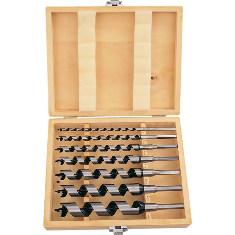 1/4"-1" SOLID CENTRE AUGER BITS(SET-7) Csak ma