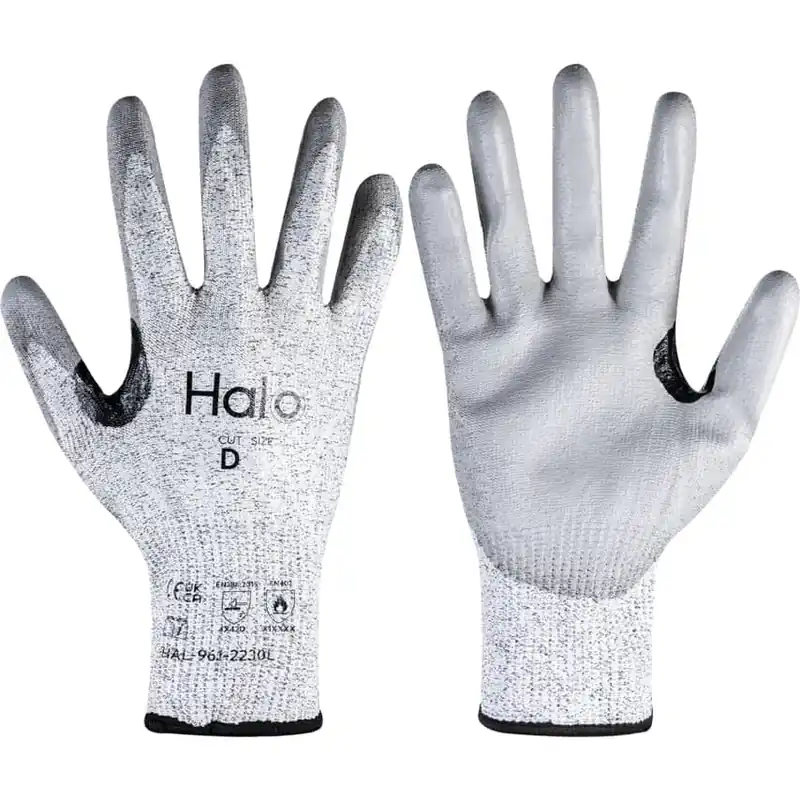 Autentikus VÁGÁSÁLLÓ (D SZINT), A TENYÉRRÉSZEN PU-BEVONATOS KESZTYŰ7