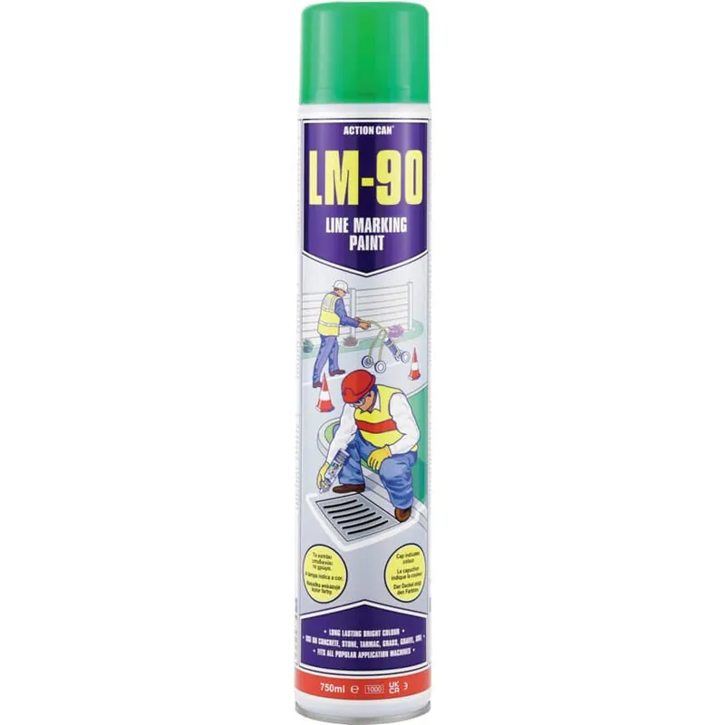 LM-90 VONALJELÖLŐ FESTÉKSPRAY, 750 ML ZÖLD RAL 6018 Ingyenes szállítás