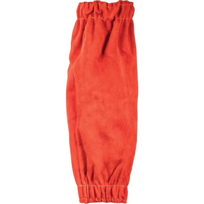 Kiváló minőség KRÓMBŐR KARVÉDŐ PÁR - PIROS - 18"