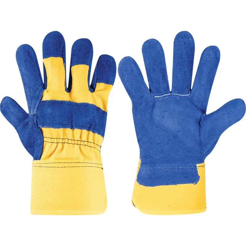 SS KIVÁLÓ MINŐSÉGŰ MUNKAKESZTYŰ KÉK/ARANY Újdonság