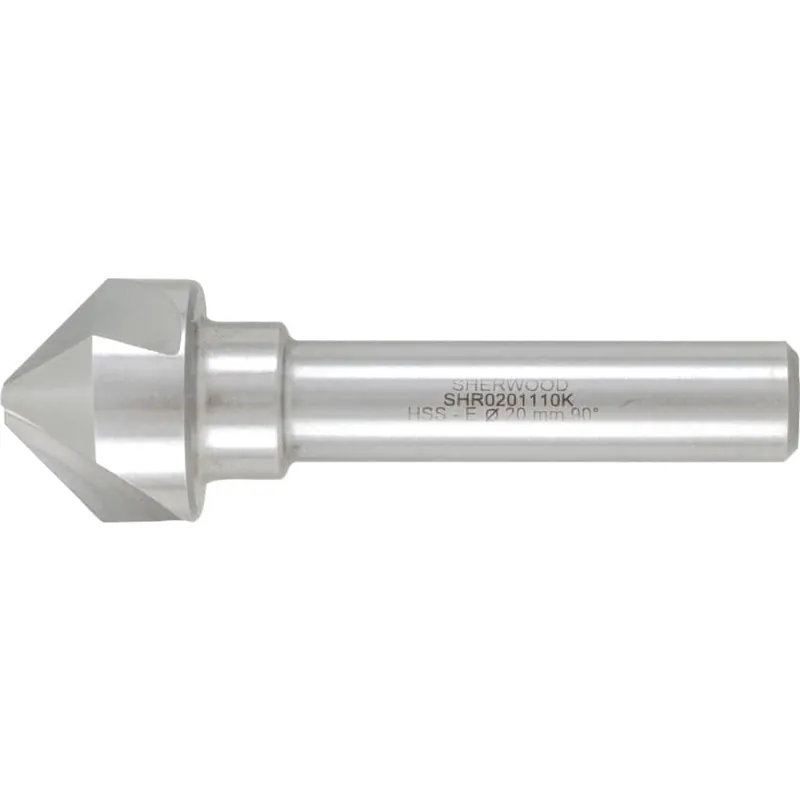 20MMX90°-OS KÚPSÜLLYESZTŐ HSS-CO HENGERES SZÁRÚ, 3 ÉLŰ Prémium