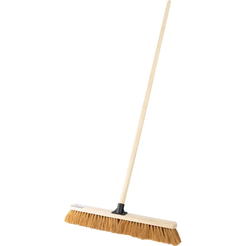 Kiárusítás 24" KÓKUSZ SEPRŰ 60" FA NYÉLLEL