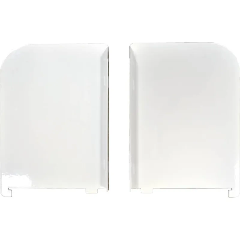 200mm WHITE R/H SHELF ENDSTWINSLOT SHELVING Alacsony ár