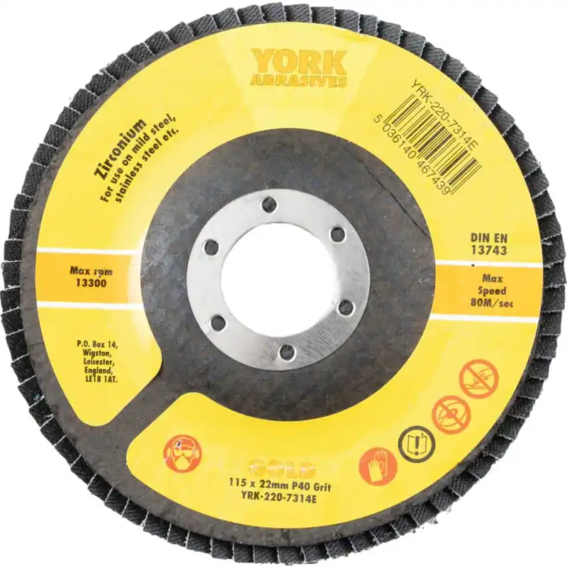 115X22MM CIRKÓNIUM LAMELLÁS CSISZOLÓTÁRCSA ÜVEGSZÁLAS TÁNYÉRON P40 Népszerű