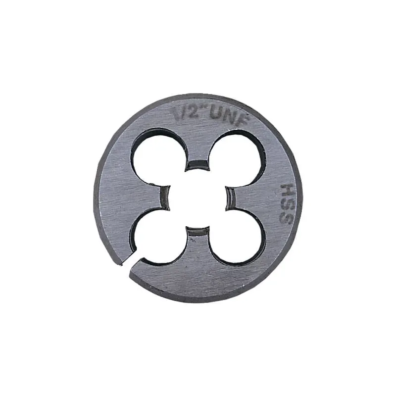 Biztonságos fizetés 9/16"X18 UNFX1.1/2" KÖR ALAKÚ HSS MENETMETSZŐ